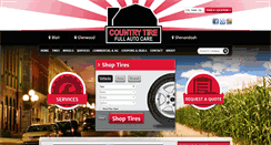 Desktop Screenshot of countrytire.biz