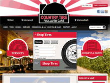 Tablet Screenshot of countrytire.biz